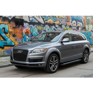 Side Steps New Vision Black (2 pcs, Aluminum) Audi Q7 2005-2015 photo 1