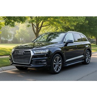 Side Steps New Vision Black (2 pcs, Aluminum) Audi Q7 2015–2026 photo 1