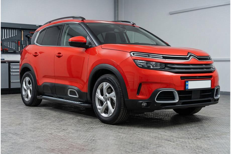Citroen C5 Aircross 2017-2025 Side Steps New Vision Black (2 pcs, Aluminum) Image