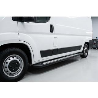 Side Steps New Vision Black (2 pcs, Aluminum) Citroen Jumper 2007-2025 photo 1