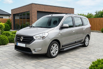 Dacia Lodgy 2012-2022 Side Steps New Vision Black (2 pcs, Aluminum) photo 1