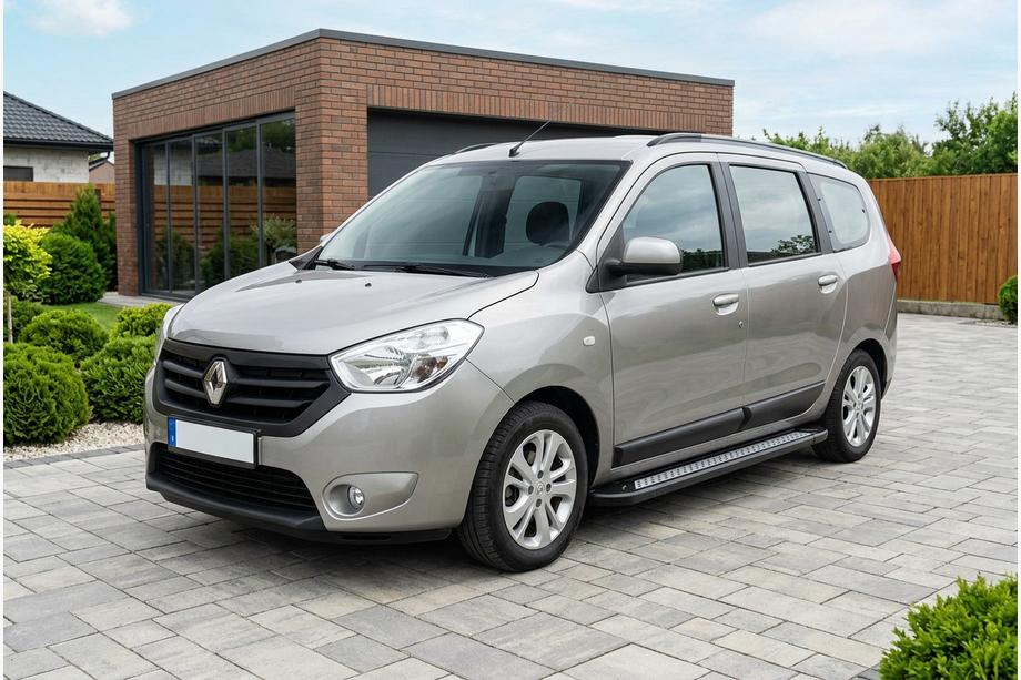 Dacia Lodgy 2012-2022 Side Steps New Vision Black (2 pcs, Aluminum) Image