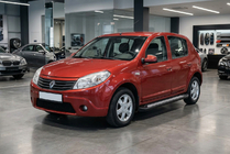 Dacia Sandero 2007-2013 Side Steps New Vision Black (2 pcs, Aluminum) photo 1