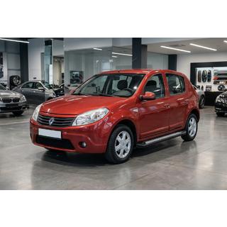 Side Steps New Vision Black (2 pcs, Aluminum) Dacia Sandero 2007-2013 photo 1