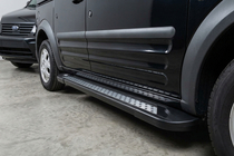 Ford Connect 2006–2009 Side Steps New Vision Black (2 pcs, Aluminum) photo 1