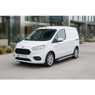 Side Steps New Vision Black (2 pcs, Aluminum) Ford Courier 2014-2023 photo 1