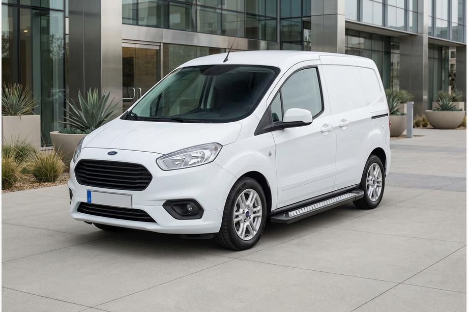 Ford Courier 2014-2023 Side Steps New Vision Black (2 pcs, Aluminum) Image