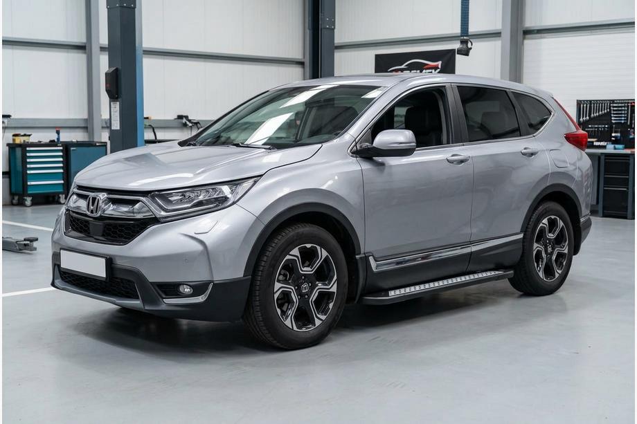 Honda CRV 2017-2022 Side Steps New Vision Black (2 pcs, Aluminum) Image