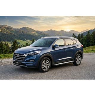 Side Steps New Vision Black (2 pcs, Aluminum) Hyundai Tucson TL 2016-2021 photo 1