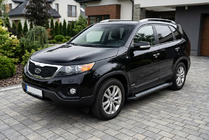 Kia Sorento II XM 2009-2014 Side Steps New Vision Black (2 pcs, Aluminum) 2010-2013 photo 1