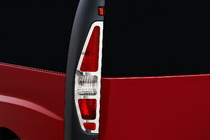 Fiat Doblo I 2001-2005 Chrome Tail Light Covers (2 pcs, Stainless Steel) OmsaLine - Italian Stainless Steel photo 1