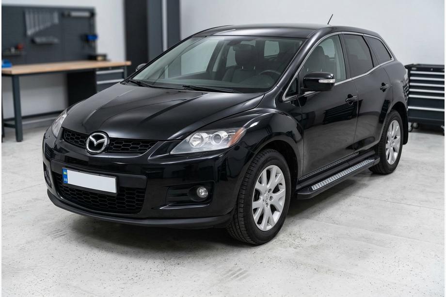 Mazda CX-7 2006-2012 Side Steps New Vision Black (2 pcs, Aluminum) Image