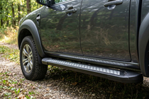 Mazda BT-50 2007-2012 Side Steps New Vision Black (2 pcs, Aluminum) photo 1