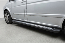 Mercedes Vito/V-class W447 2014- Side Steps New Vision Black (2 pcs, Aluminum) Long Wheelbase photo 1