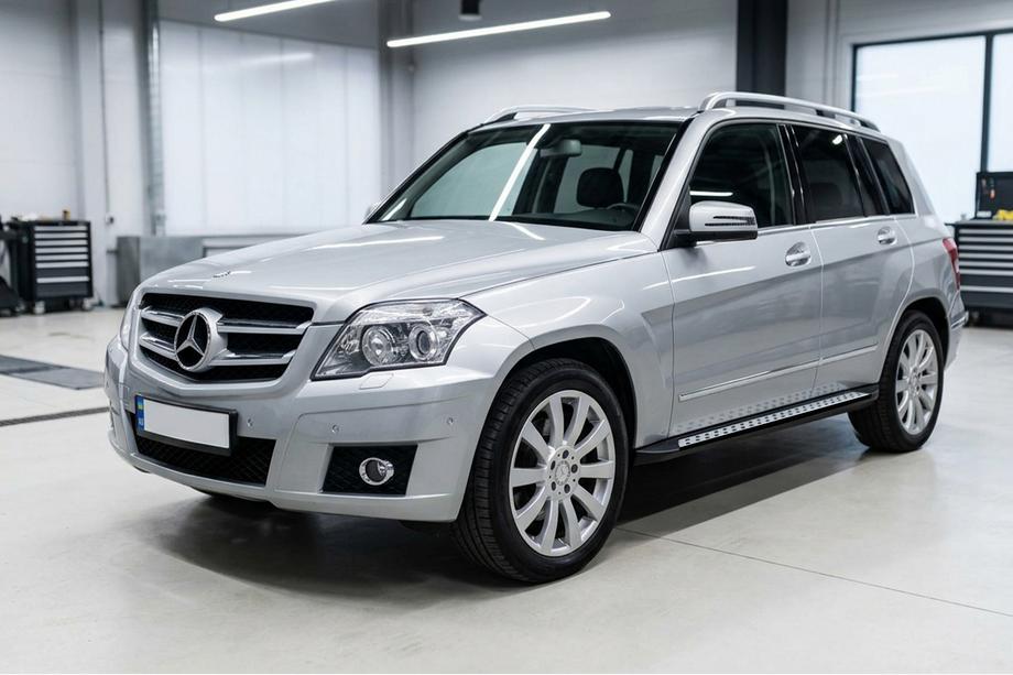 Mercedes GLK class X204 2008-2015 Side Steps New Vision Black (2 pcs, Aluminum) Image