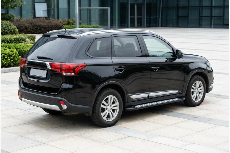 Mitsubishi Outlander 2012-2021 Side Steps New Vision Black (2 pcs, Aluminum) Image