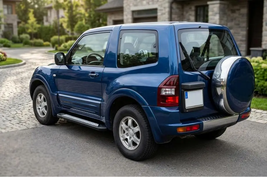 Mitsubishi Pajero Wagon III 1999-2006 Side Steps New Vision Black (2 pcs, Aluminum) Image
