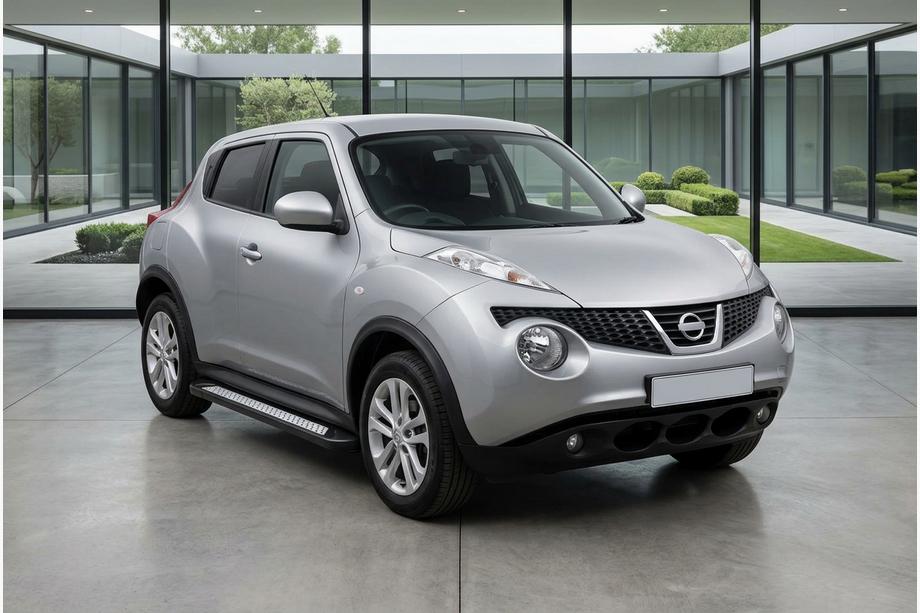 Nissan Juke 2010-2019 Side Steps New Vision Black (2 pcs, Aluminum) Image