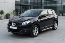 Nissan Qashqai 2010-2014 Side Steps Vision New Black (2 pcs, Aluminum) photo 1