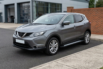 Nissan Qashqai 2014-2021 Side Steps New Vision Black (2 pcs, Aluminum) photo 1