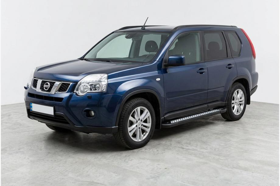 Nissan X-trail T31 2007-2014 Side Steps New Vision Black (2 pcs, Aluminum) Image