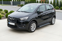 Opel Crossland X 2017-2024 Side Steps New Vision Black (2 pcs, Aluminum) photo 2