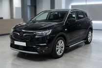 Opel Grandland X 2017- Side Steps New Vision Black (2 pcs, Aluminum) photo 1