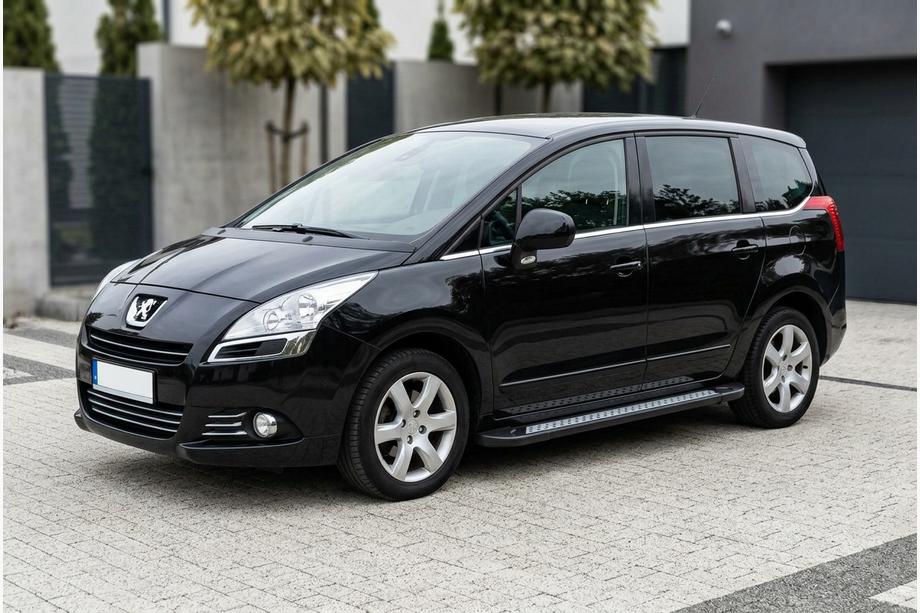 Peugeot 5008 2009-2016 Side Steps New Vision Black (2 pcs, Aluminum) Image
