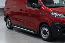 Peugeot Expert 2017- Side Steps New Vision Black (2 pcs, Aluminum) M - Medium Wheelbase photo 1