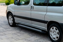 Peugeot Partner 1996-2008 Side Steps New Vision Black (2 pcs, Aluminum) photo 1