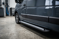 Renault Master 2011-2023 Side Steps New Vision Black (2 pcs, Aluminum) photo 1