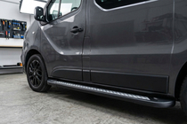 Renault Trafic 2015- Side Steps New Vision Black (2 pcs, Aluminum) photo 1