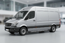 Volkswagen Crafter 2006-2016 Side Steps New Vision Black (2 pcs, Aluminum) Long/ExtraLong photo 1