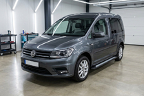 Volkswagen Caddy 2015-2020 Side Steps New Vision Black (2 pcs, Aluminum) Maxi Base photo 1