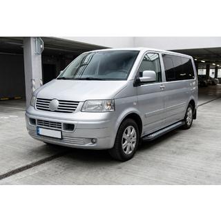 Side Steps New Vision Black (2 pcs, Aluminum) Volkswagen T5 Transporter 2003-2010 photo 1