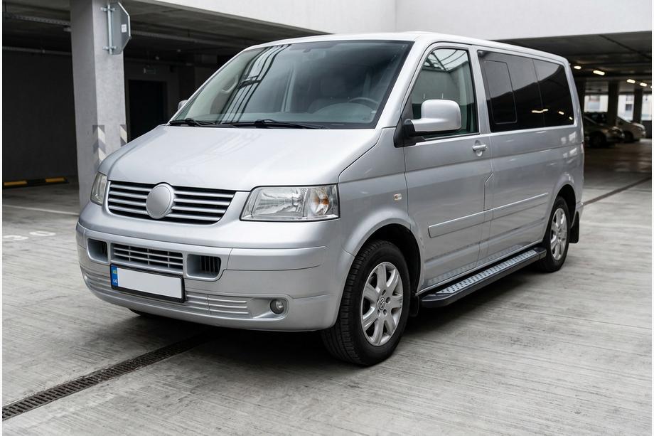 Volkswagen T5 Caravelle 2004-2010 Side Steps New Vision Black (2 pcs, Aluminum) Image