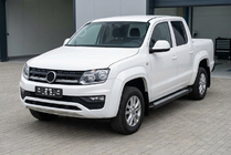 Volkswagen Amarok 2010-2022 Side Steps New Vision Black (2 pcs, Aluminum) photo 1
