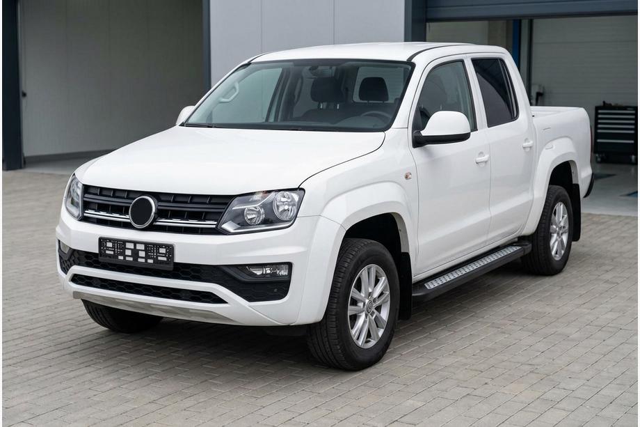 Volkswagen Amarok 2010-2022 Side Steps New Vision Black (2 pcs, Aluminum) Image