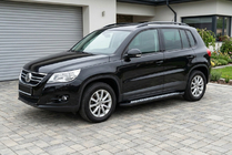 Volkswagen Tiguan 2007-2016 Side Steps New Vision Black (2 pcs, Aluminum) photo 1