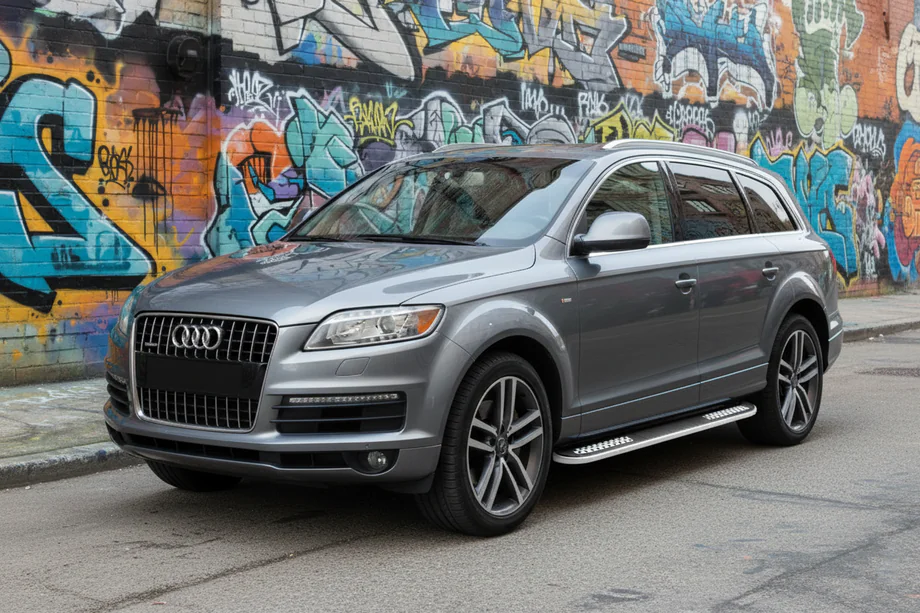 Audi Q7 2005-2015 Side Steps Tayga V2 (2 pcs, Aluminum) Image