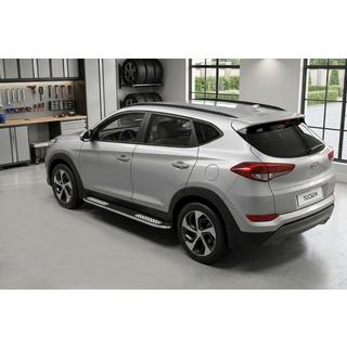 Side Steps Tayga V2 (2 pcs, Aluminum) Hyundai Tucson TL 2016-2021 photo 1