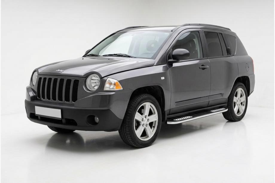 Jeep Compass 2006-2016 Side Steps Tayga V2 (2 pcs, Aluminum) Image