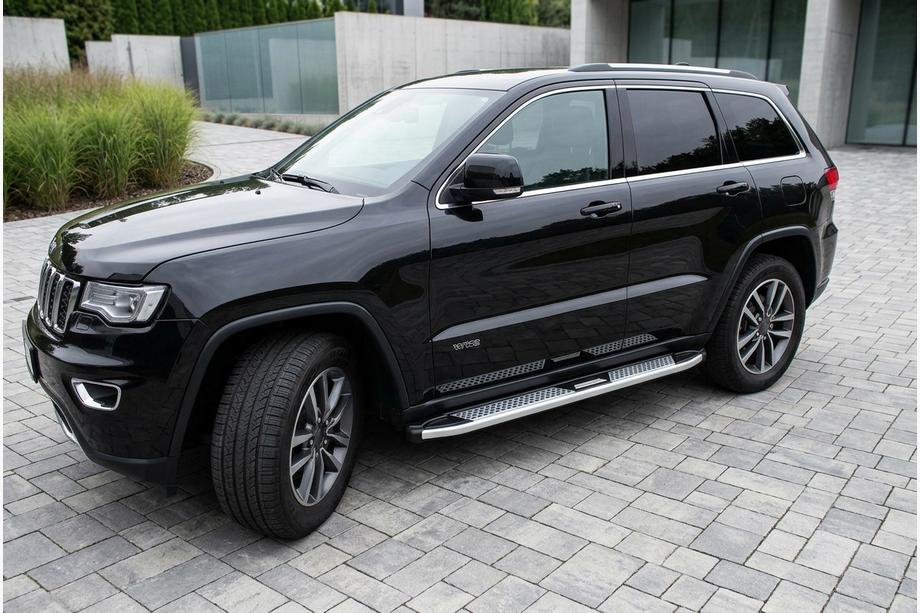 Jeep Grand Cherokee WK2 2010-2021 Side Steps Tayga V2 (2 pcs, Aluminum) Image
