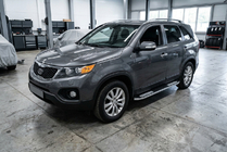 Kia Sorento II XM 2009-2014 Side Steps Tayga V2 (2 pcs, Aluminum) 2010-2013 photo 1