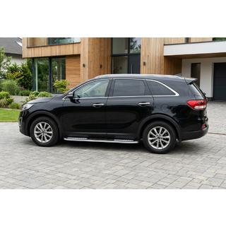 Side Steps Tayga V2 (2 pcs, Aluminum) Kia Sorento III UM 2014-2020 photo 1