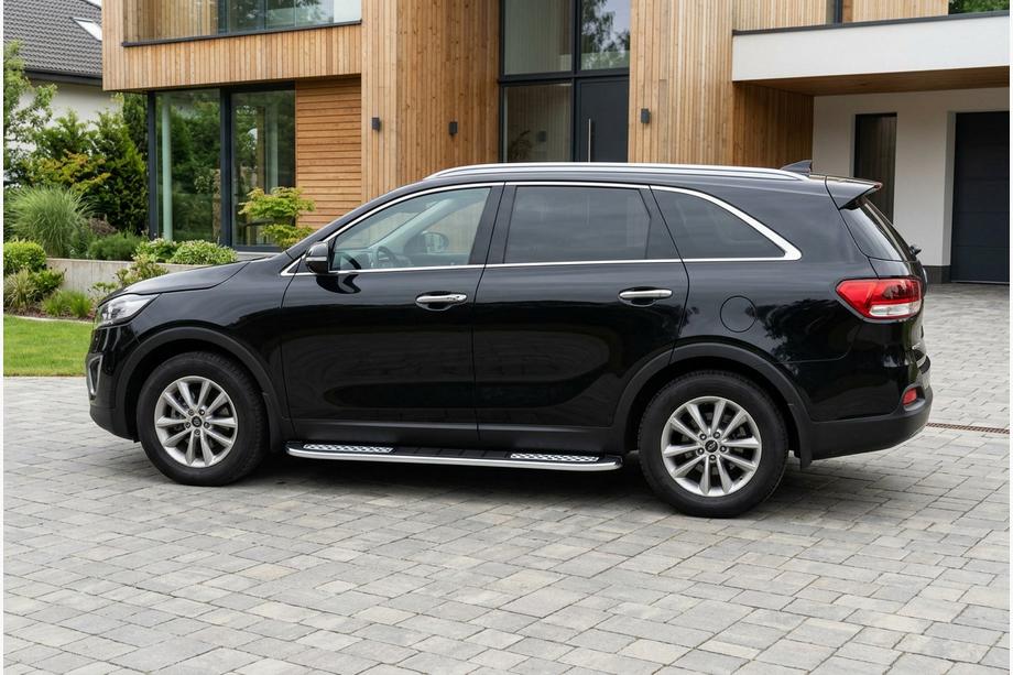Kia Sorento III UM 2014-2020 Side Steps Tayga V2 (2 pcs, Aluminum) Image