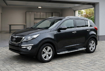 Kia Sportage 2010-2015 Side Steps Tayga V2 (2 pcs, Aluminum) photo 1