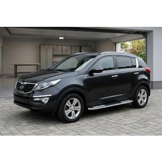 Side Steps Tayga V2 (2 pcs, Aluminum) Kia Sportage 2010-2015 photo 1
