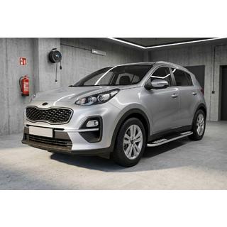 Side Steps Tayga V2 (2 pcs, Aluminum) Kia Sportage 2015-2021 photo 1