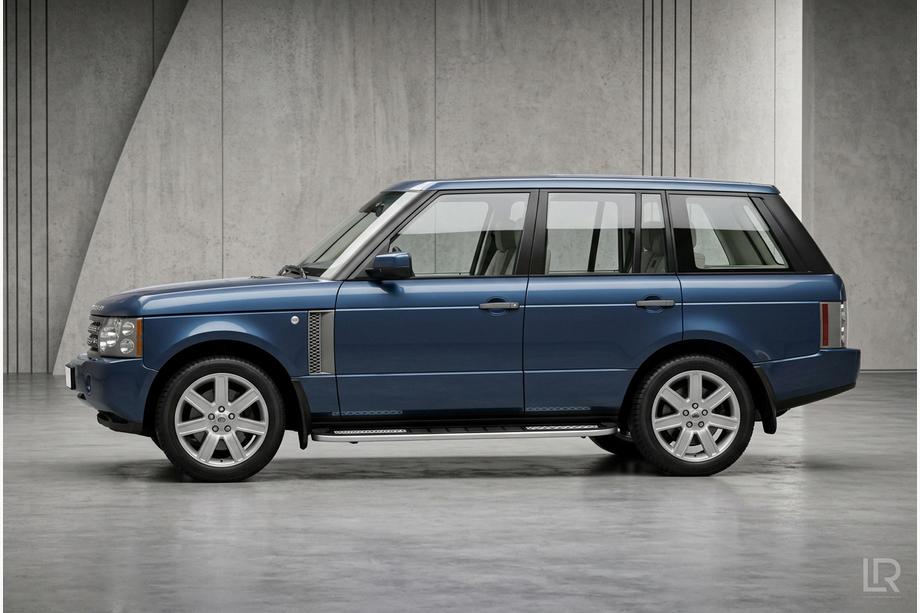 Range Rover III L322 2002-2012 Side Steps Tayga V2 (2 pcs, Aluminum) Image